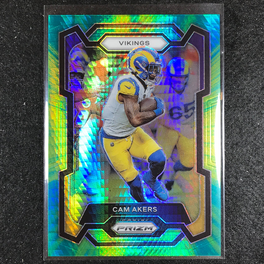 2023 Prizm Football Cam Akers Base Hyper 58/175
