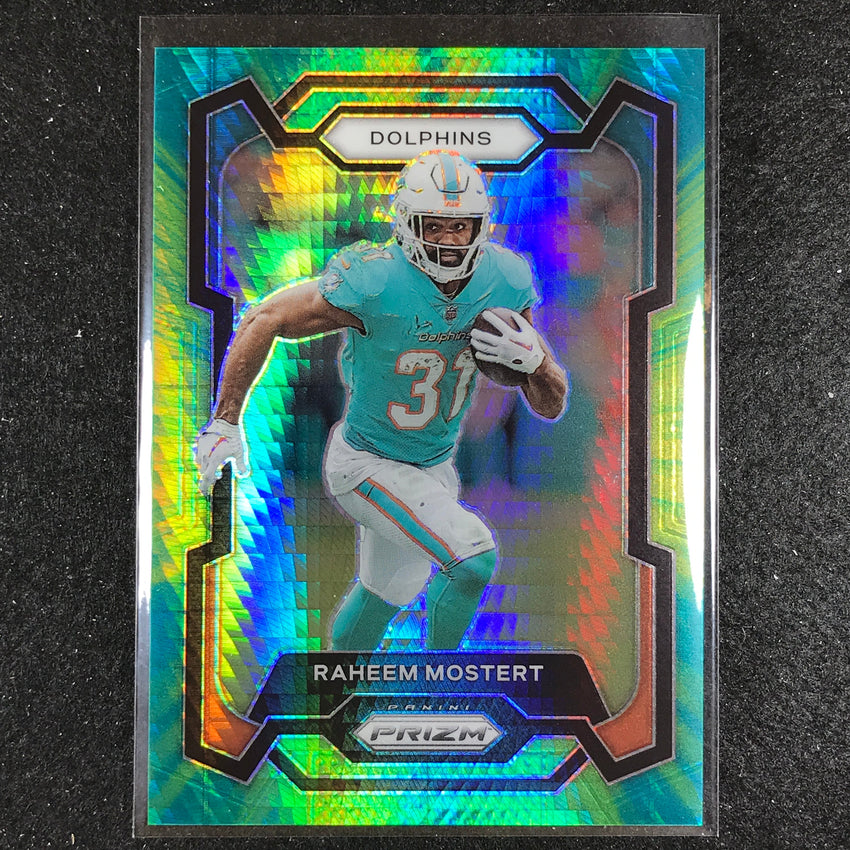 2023 Prizm Football Raheem Mostert Base Hyper 4/175