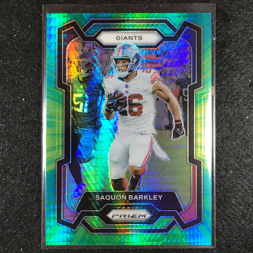 2023 Prizm Football Saquon Barkley Base Hyper 93/175