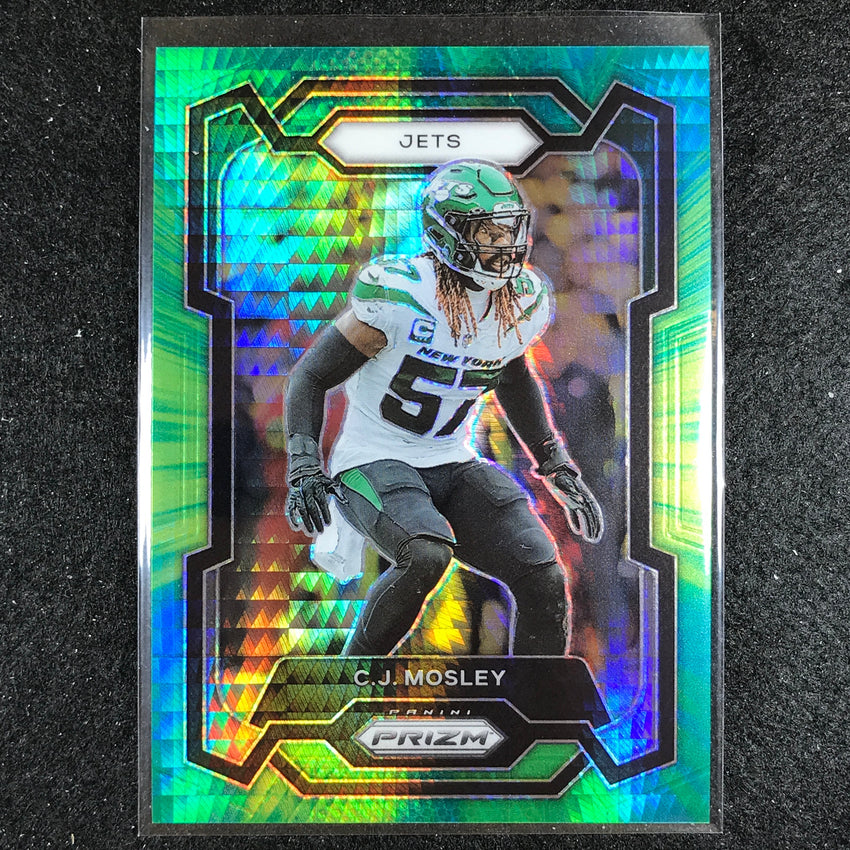 2023 Prizm Football C.j. Mosley Base Hyper 14/175
