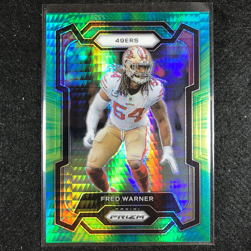2023 Prizm Football Fred Warner Base Hyper 33/175