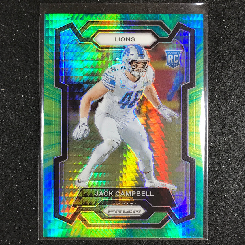 2023 Prizm Football Jack Campbell Rookie Base Hyper 127/175