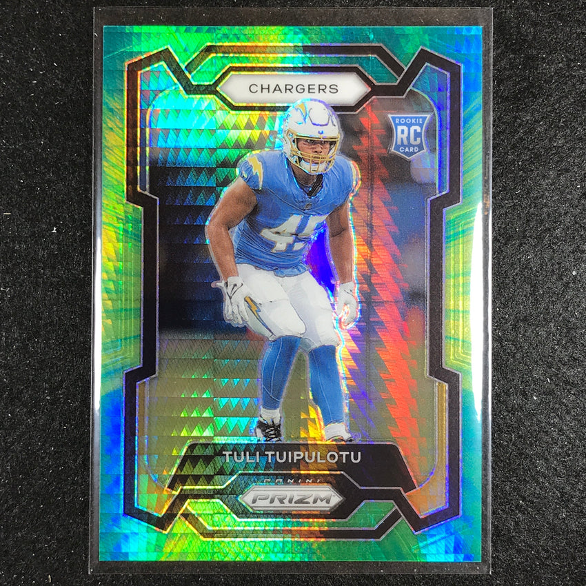 2023 Prizm Football Tuli Tuipulotu Rookie Base Hyper 153/175