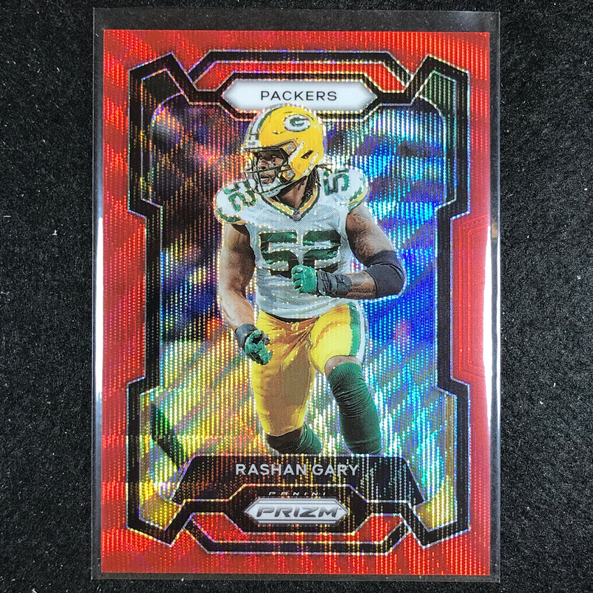 2023 Prizm Football Rashan Gary Base Red Wave 111/149