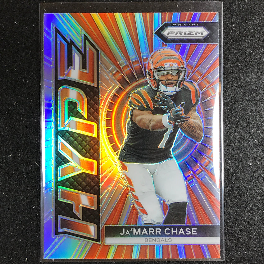 2023 Prizm Football Jamarr Chase Hype Silver Prizm No 8