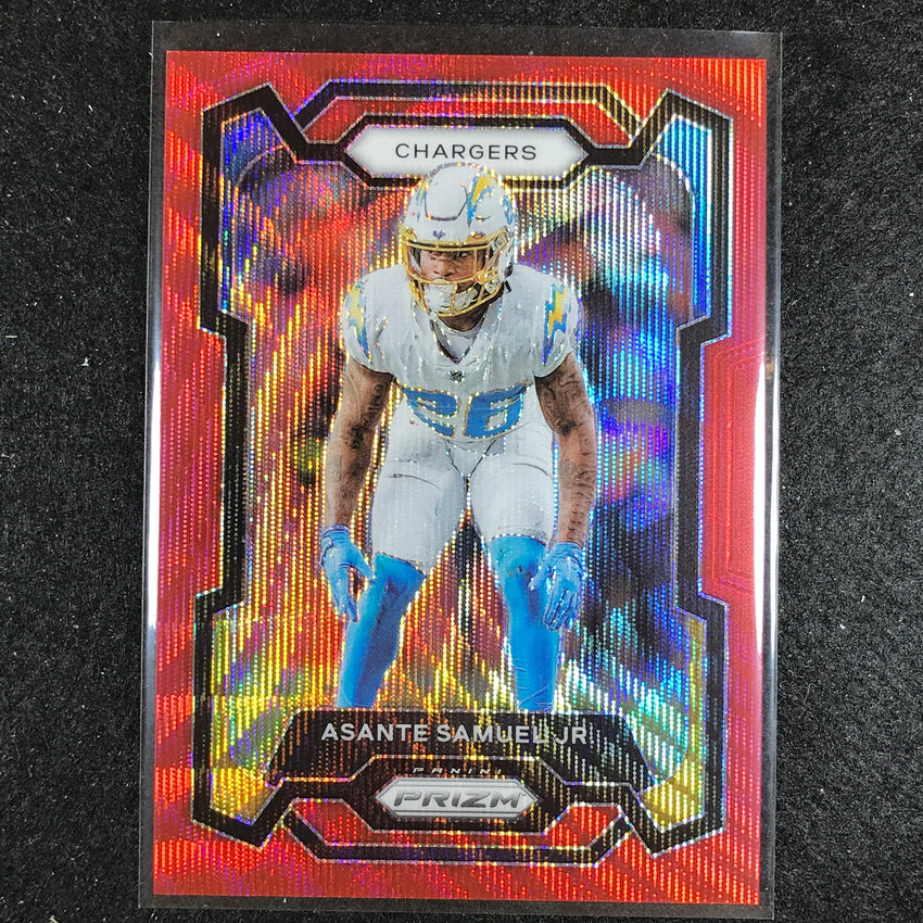 2023 Prizm Football Asante Samuel Jr. Base Red Wave 140/149