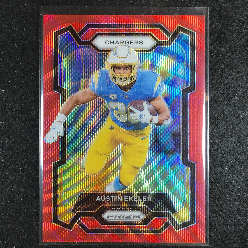 2023 Prizm Football Austin Ekeler Base Red Wave 5/149