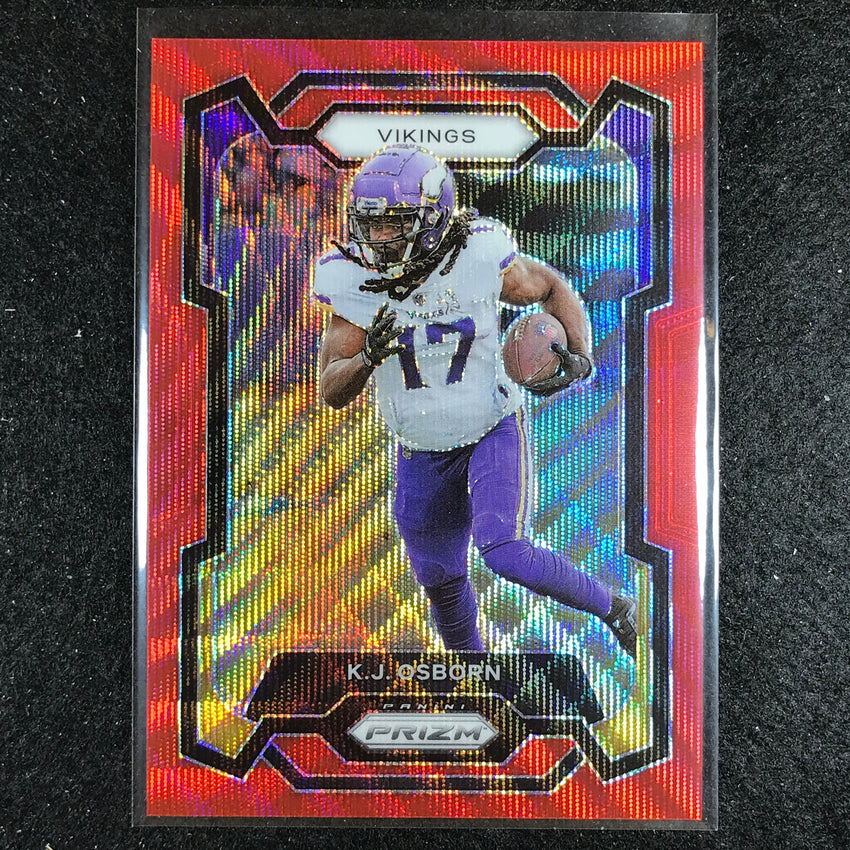 2023 Prizm Football K.j. Osborn Base Red Wave 54/149