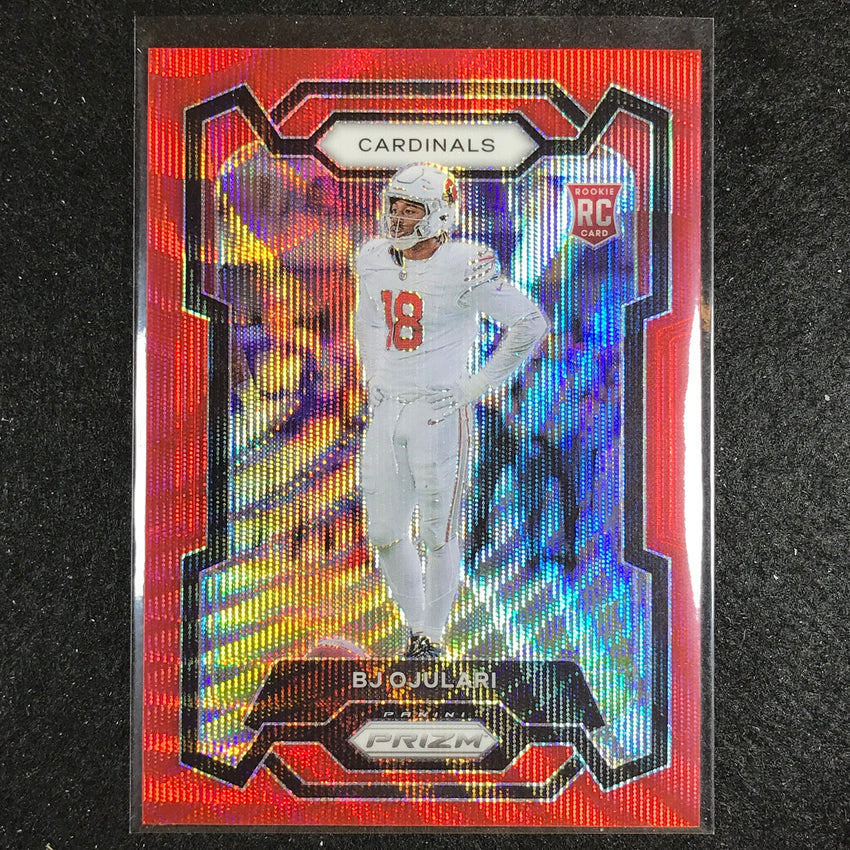 2023 Prizm Football Bj Ojulari Rookie Base Red Wave 96/149