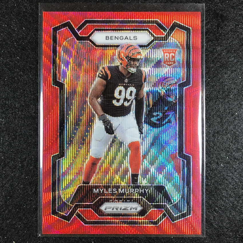 2023 Prizm Football Myles Murphy Rookie Base Red Wave 69/149