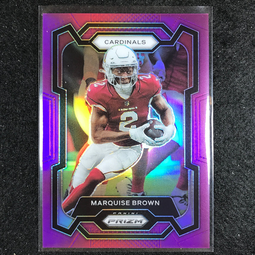 2023 Prizm Football Marquise Brown Base Purple 44/125