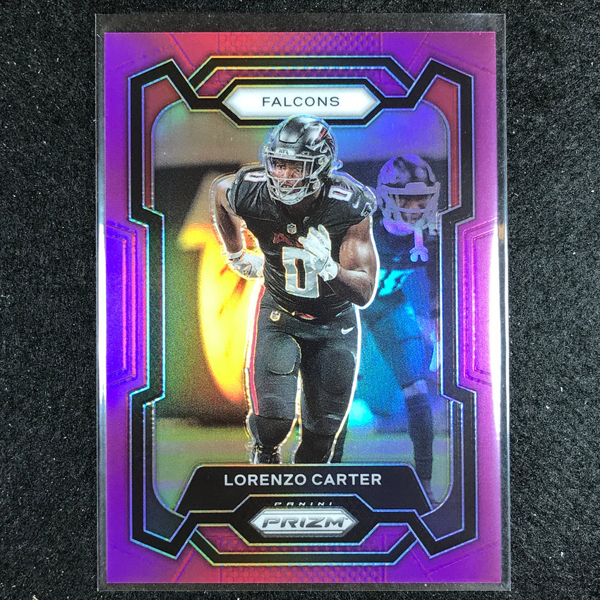 2023 Prizm Football Lorenzo Carter Base Purple 63/125