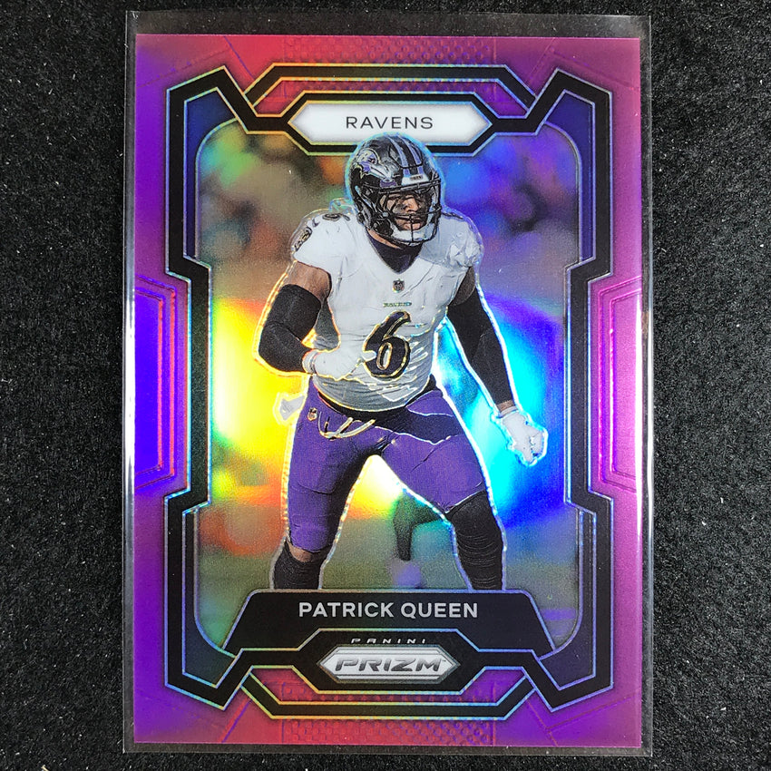 2023 Prizm Football Patrick Queen Base Purple 51/125
