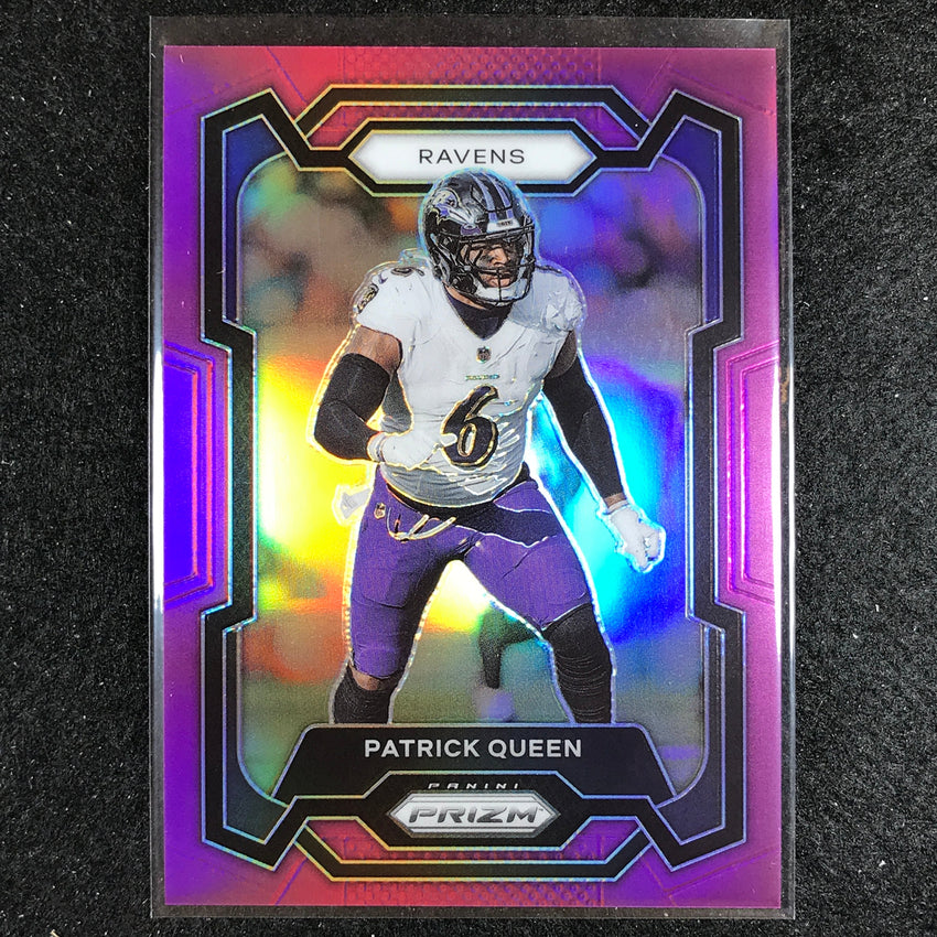 2023 Prizm Football Patrick Queen Base Purple 119/125