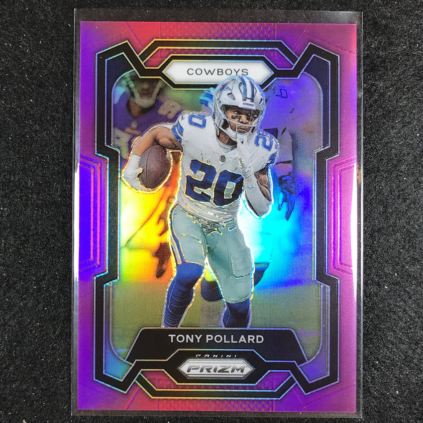 2023 Prizm Football Tony Pollard Base Purple 74/125