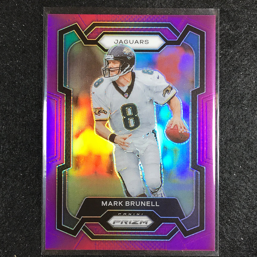 2023 Prizm Football Mark Brunell Base Purple 98/125