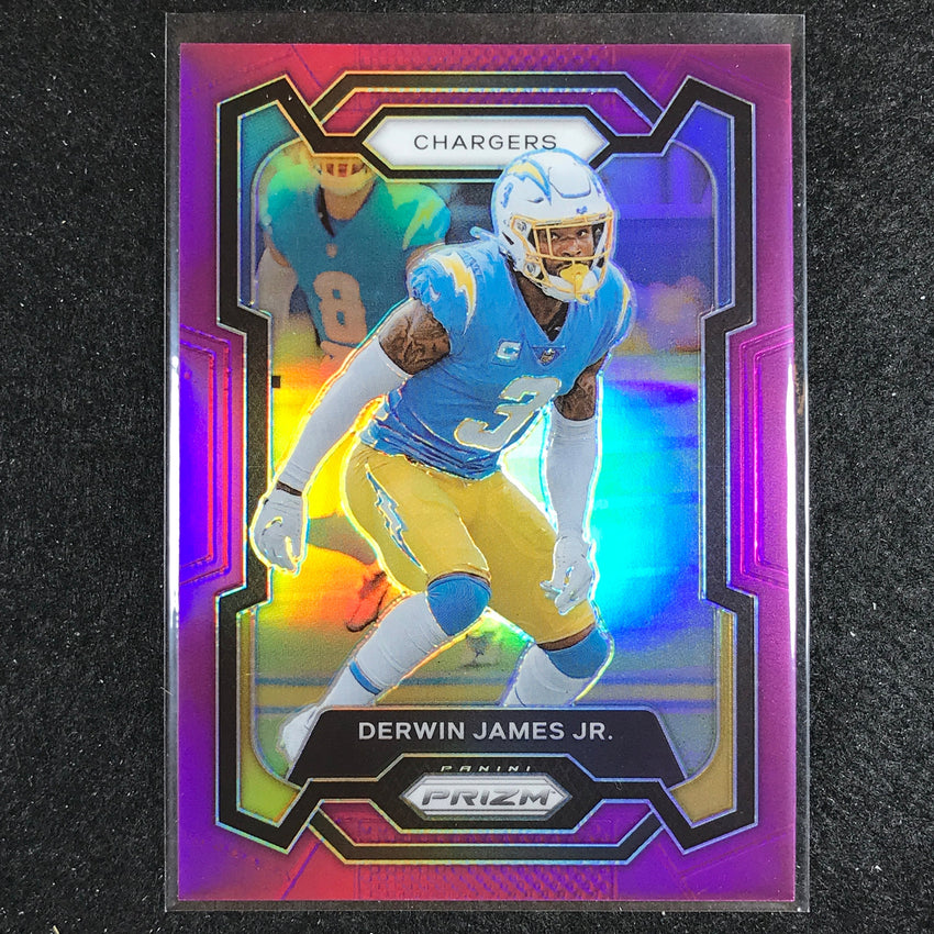 2023 Prizm Football Derwin James Jr. Base Purple 119/125