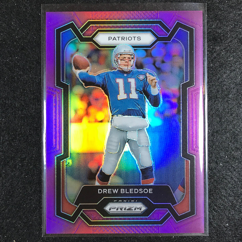 2023 Prizm Football Drew Bledsoe Base Purple 111/125