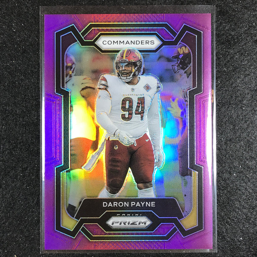 2023 Prizm Football Daron Payne Base Purple 8/125