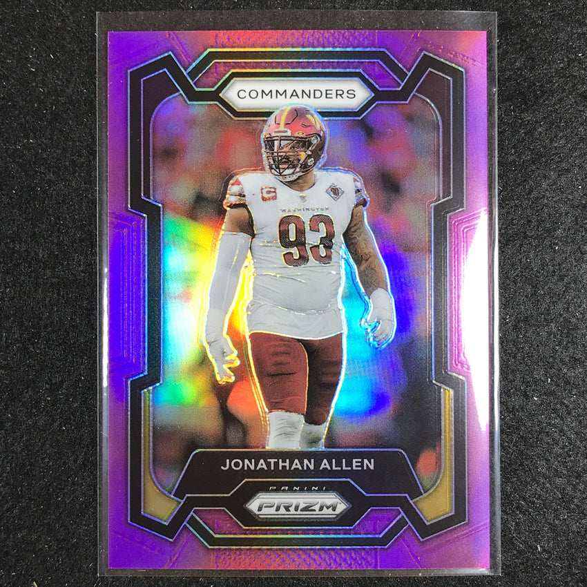 2023 Prizm Football Jonathan Allen Base Purple 101/125
