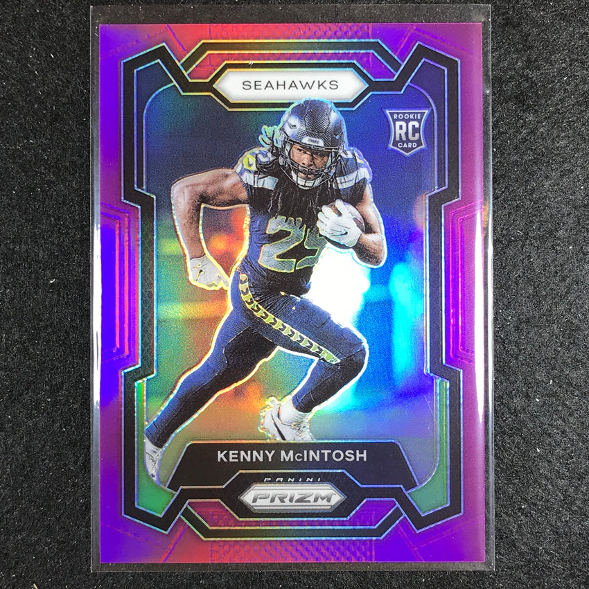 2023 Prizm Football Kenny Mcintosh Rookie Base Purple 2/125