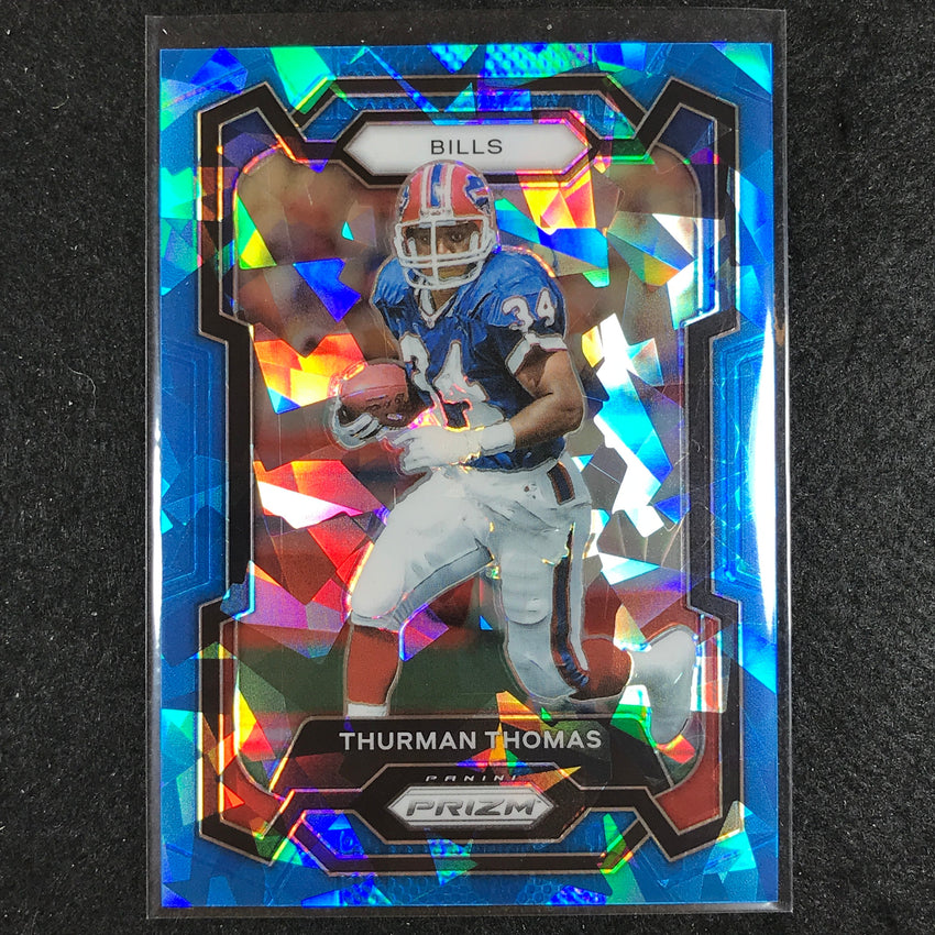 2023 Prizm Football Thurman Thomas Base Blue Ice 63/99