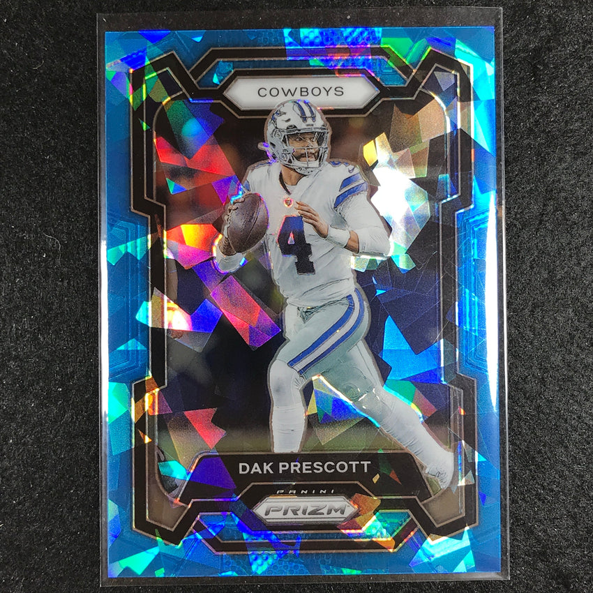 2023 Prizm Football Dak Prescott Base Blue Ice 49/99