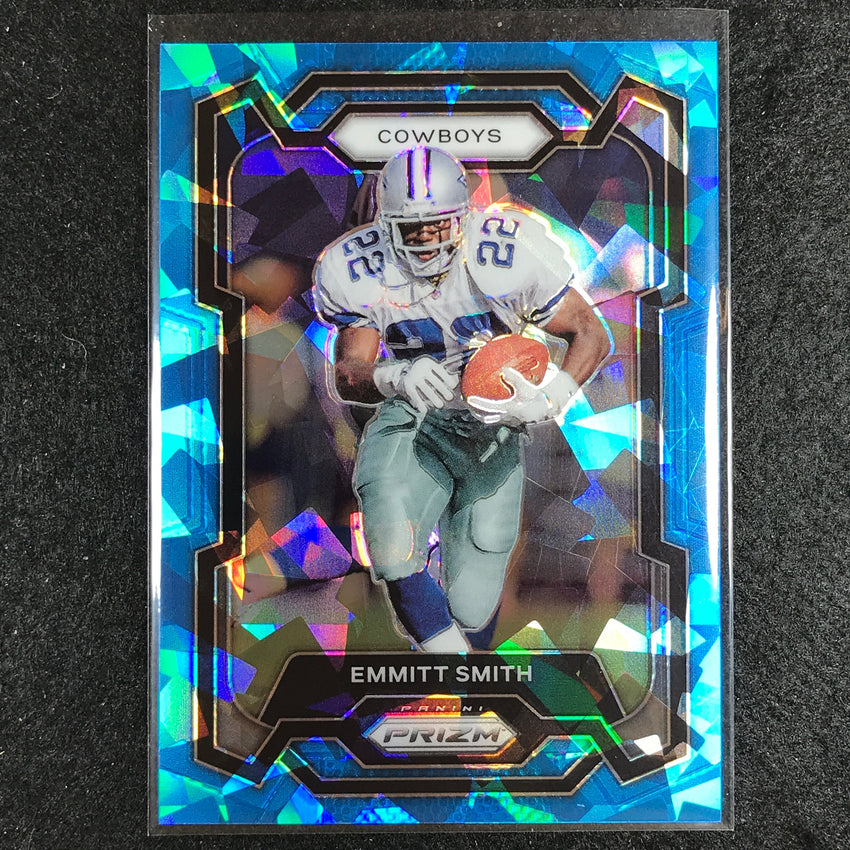 2023 Prizm Football Emmitt Smith Base Blue Ice 26/99