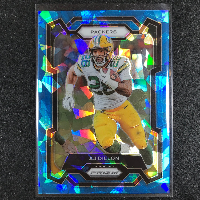 2023 Prizm Football Aj Dillon Base Blue Ice 46/99