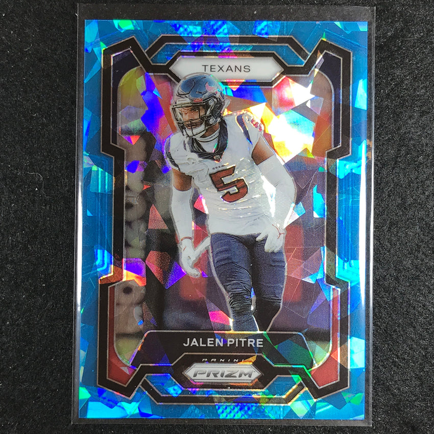 2023 Prizm Football Jalen Pitre Base Blue Ice 82/99