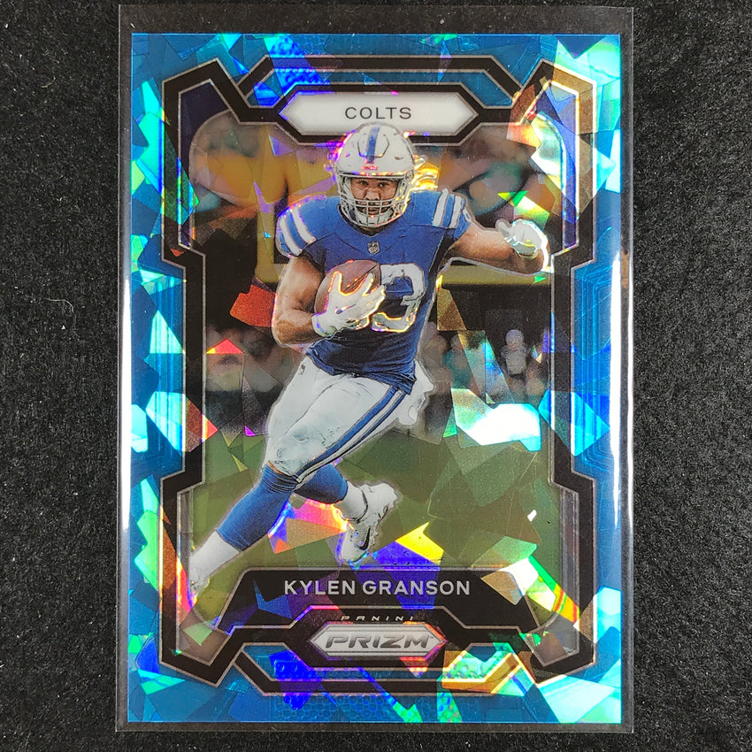 2023 Prizm Football Kylen Granson Base Blue Ice 38/99