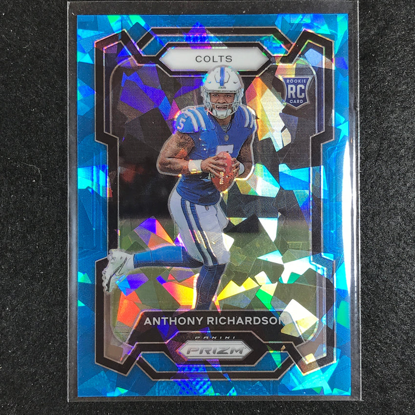 2023 Prizm Football Anthony Richardson Rookie Base Blue Ice 80/99