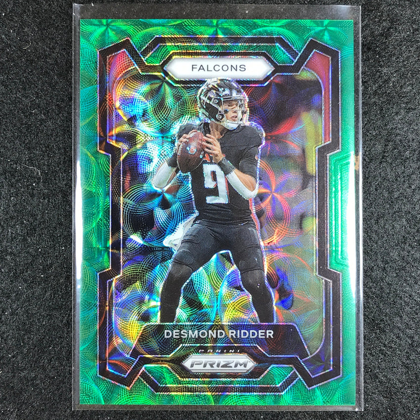 2023 Prizm Football Desmond Ridder Base Green Scope 63/75