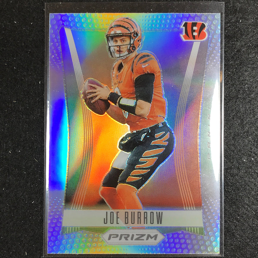 2023 Prizm Football Joe Burrow Prizm Flashback Silver Prizm No 3