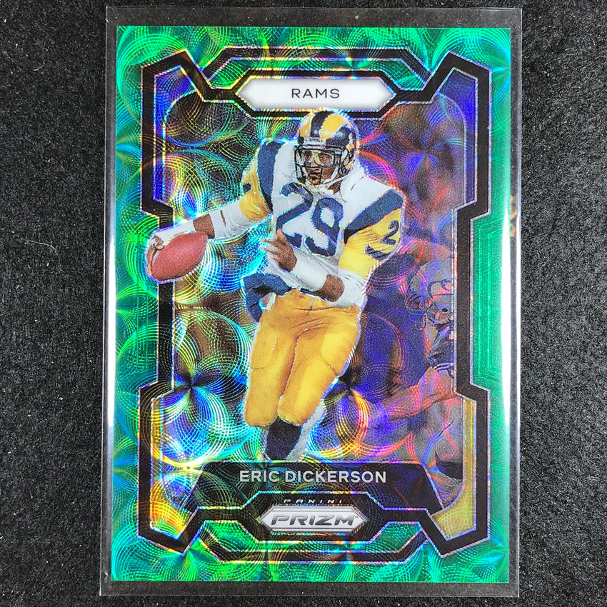 2023 Prizm Football Eric Dickerson Base Green Scope 11/75