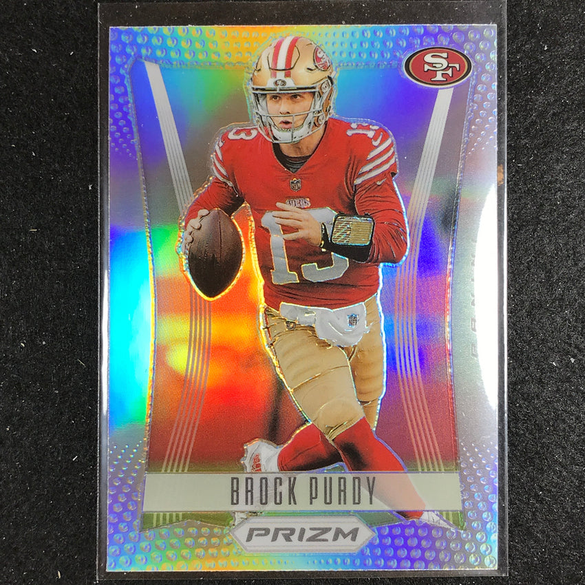 2023 Prizm Football Brock Purdy Prizm Flashback Silver Prizm No 4
