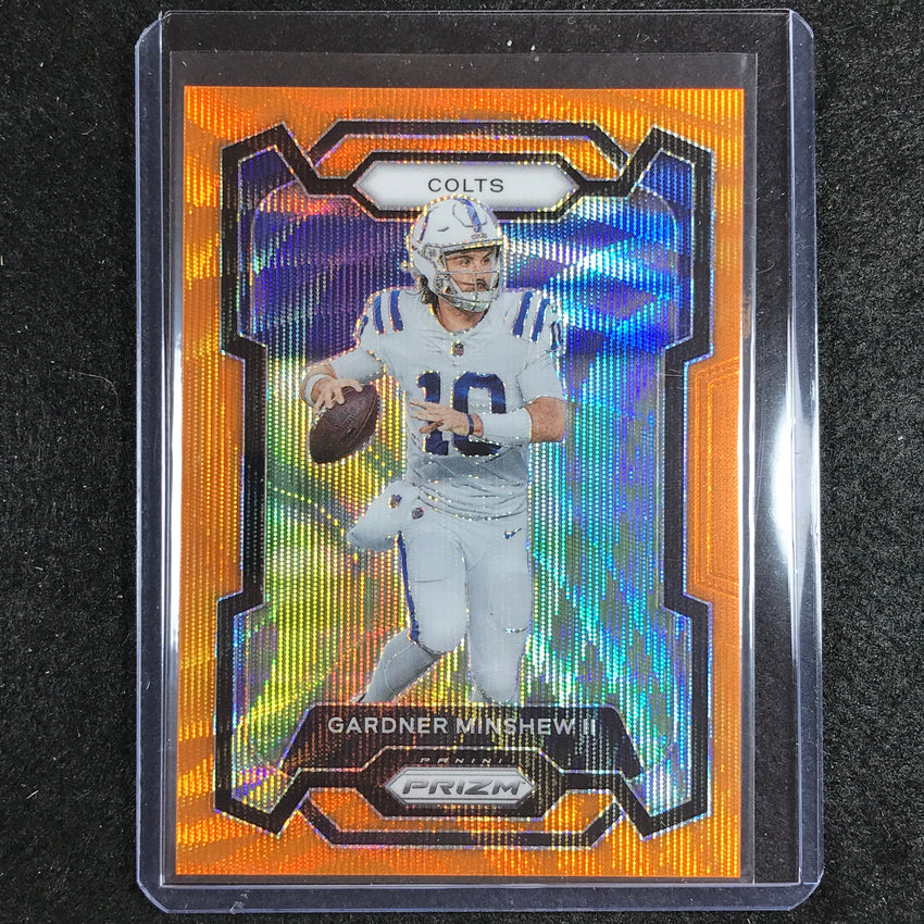 2023 Prizm Football Gardner Minshew Ii Base Orange Wave 5/60