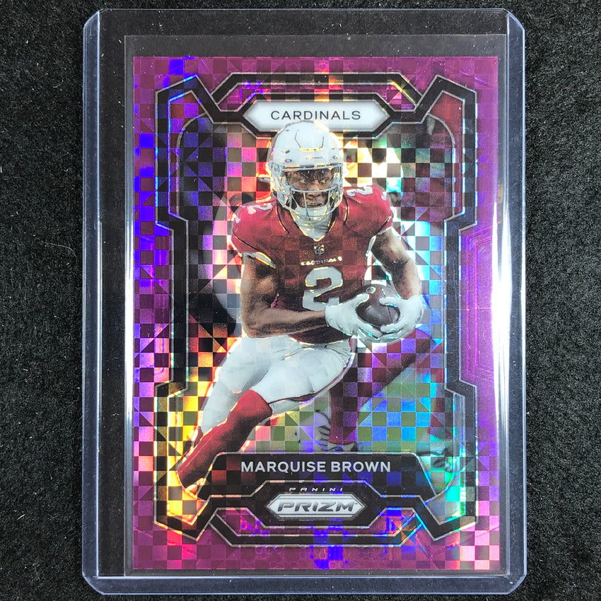 2023 Prizm Football Marquise Brown Base Purple Power 41/49