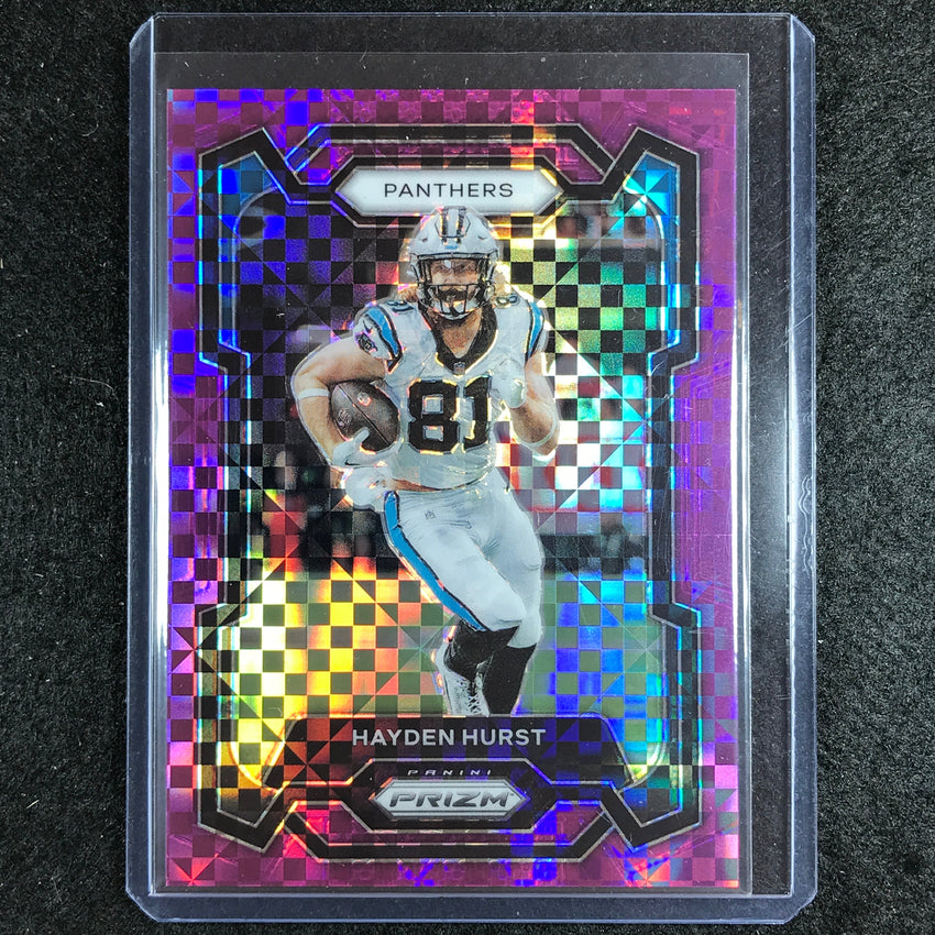 2023 Prizm Football Hayden Hurst Base Purple Power 36/49