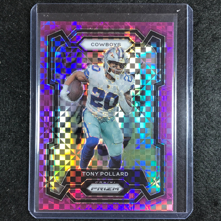 2023 Prizm Football Tony Pollard Base Purple Power 10/49