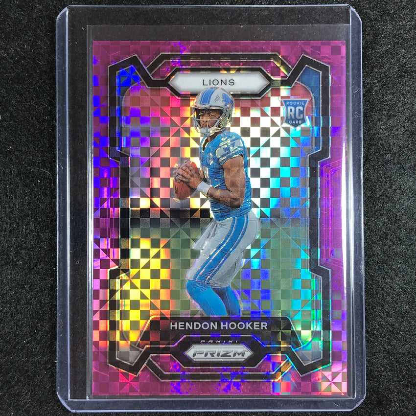 2023 Prizm Football Hendon Hooker Rookie Base Purple Power 27/49