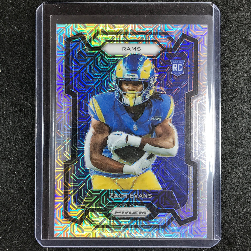 2023 Prizm Football Zach Evans Rookie Base Variation Mojo 23/25