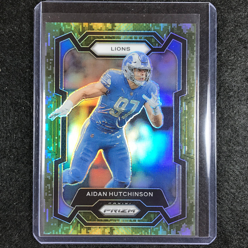 2023 Prizm Football Aidan Hutchinson Base Forest Camo 15/15