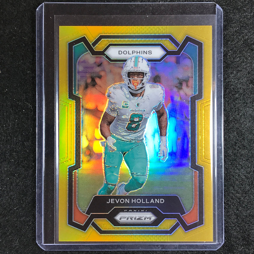2023 Prizm Football Jevon Holland Base Gold 4/10