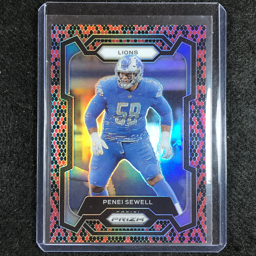 2023 Prizm Football Penei Sewell Base Snakeskin Sp No 103