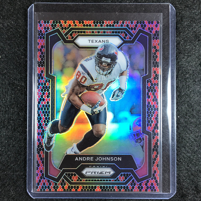2023 Prizm Football Andre Johnson Base Snakeskin Sp No 121