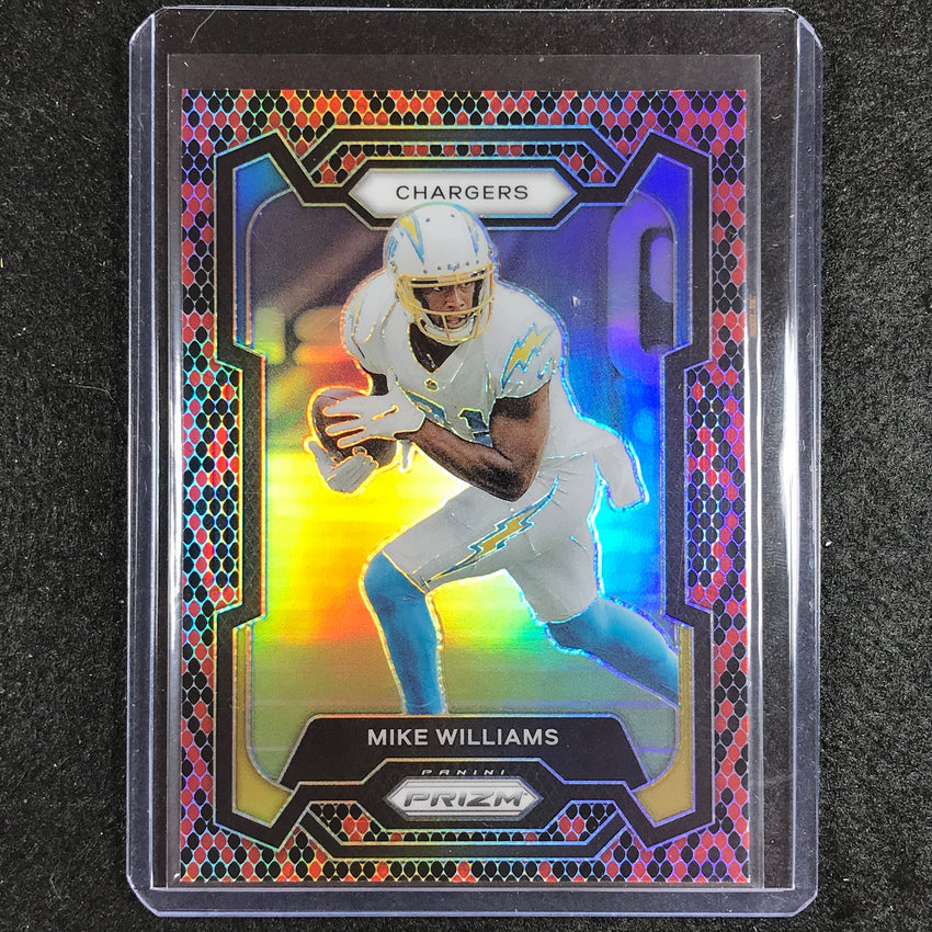 2023 Prizm Football MIKE WILLIAMS Base Snakeskin SP #161