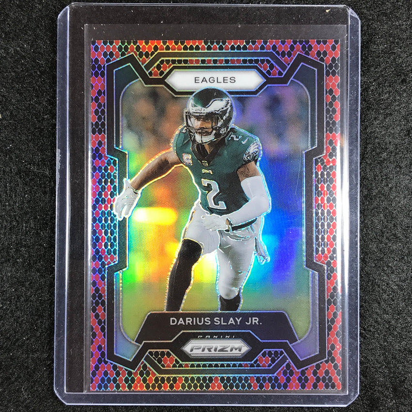 2023 Prizm Football DARIUS SLAY JR. Base Snakeskin SP #239