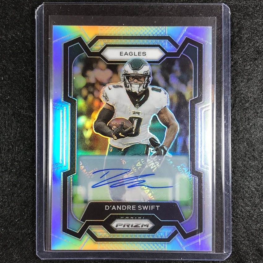2023 Prizm Football Dandre Swift Base Auto Silver Prizm No 237
