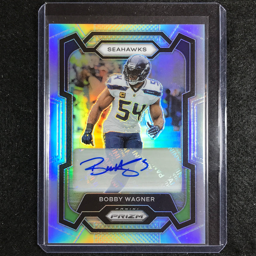 2023 Prizm Football Bobby Wagner Base Auto Silver Prizm No 256